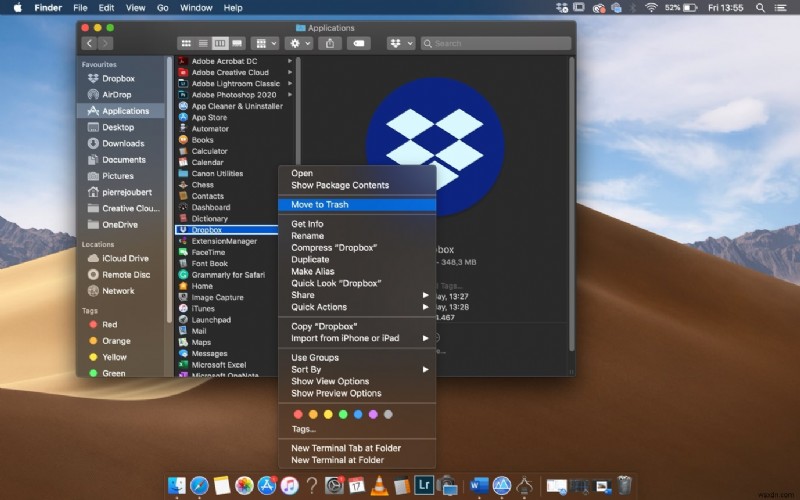 맥(Mac)에서 드롭박스(Dropbox) 완전히 제거하는 방법