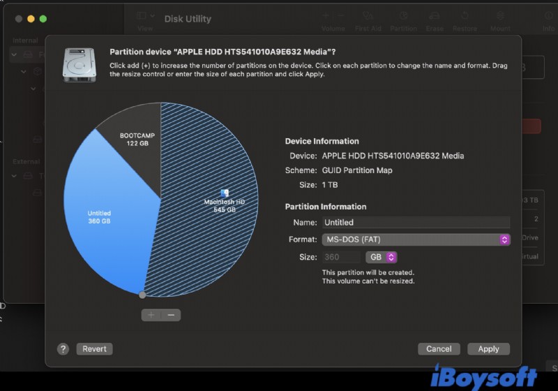 Boot Camp 디스크를 분할할 수 없습니다 오류, 8가지 방법으로 완벽히 해결하기