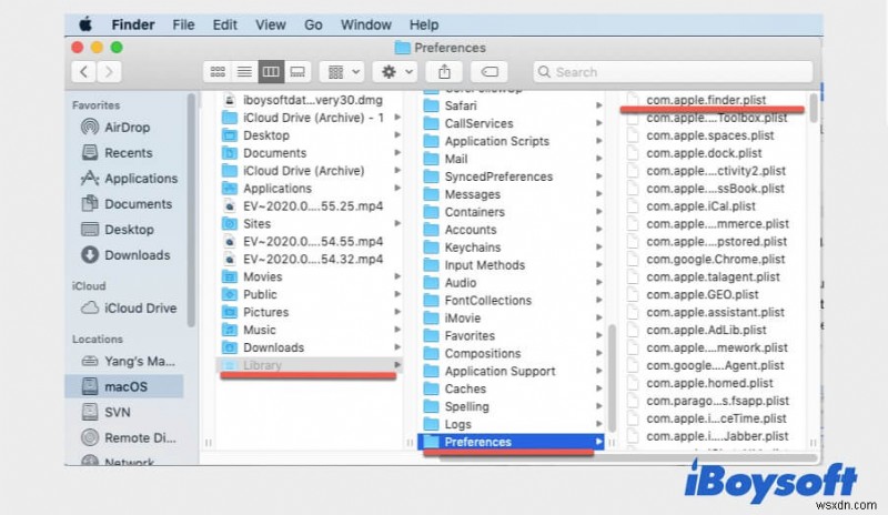 macOS Monterey에서 Finder 가로 스크롤이 자꾸 튕겨 돌아가는 현상 해결 방법