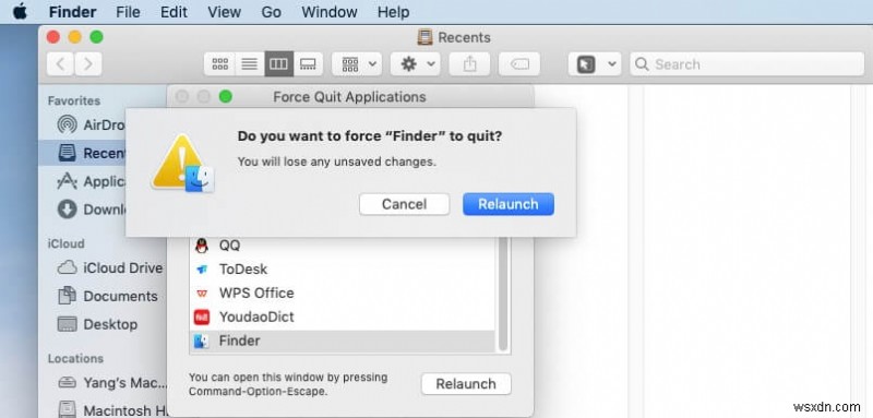 macOS Monterey에서 Finder 가로 스크롤이 자꾸 튕겨 돌아가는 현상 해결 방법