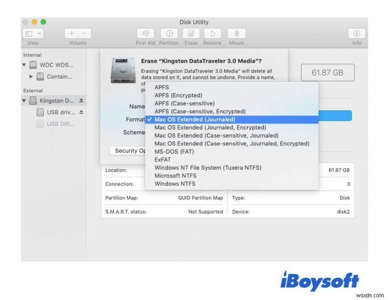 Mac에서 USB 드라이브 포맷하는 방법: Windows와 Mac 모두에서 사용 가능하게 만들기