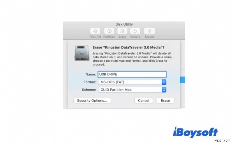 Mac에서 USB 드라이브 포맷하는 방법: Windows와 Mac 모두에서 사용 가능하게 만들기