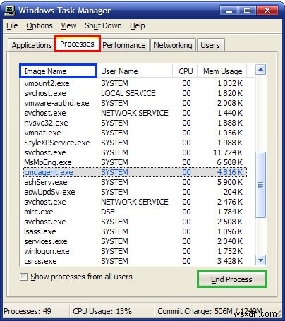 Windows에서 악성 프로세스를 종료하는 방법 완벽 가이드