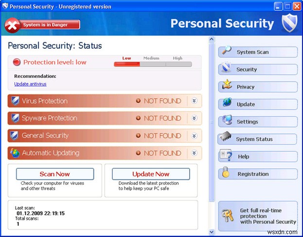 Personal Security 완벽 제거 방법 – 가짜 백신 프로그램 삭제 가이드