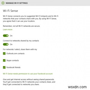 윈도우 10 Wi-Fi 설정 구성하는 방법: Wi-Fi Sense 개인정보 보호 가이드