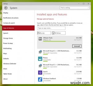 Windows 10에서 설치된 앱을 다른 드라이브로 이동하는 방법