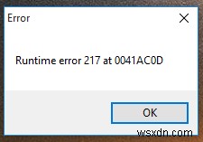 Windows 10 런타임 오류 217 완벽 해결 가이드: 원인부터 해결 방법까지