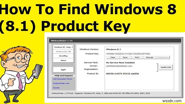 Windows 8(8.1) 제품 키를 찾는 5가지 방법 완벽 정리