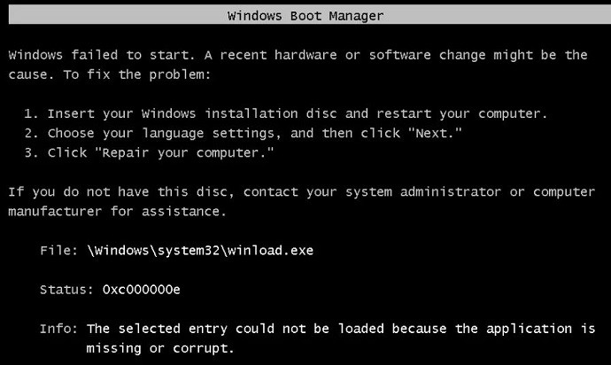 Windows 10 부팅 오류 코드 0xc00000e 완벽 해결 가이드