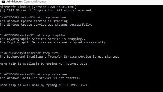 Windows 10 Windows 업데이트 구성 요소를 복구해야 합니다 오류 완벽 해결 가이드