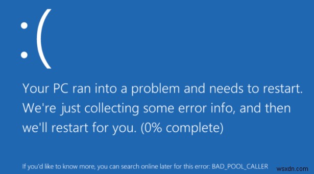 Windows 10 BAD_POOL_CALLER(잘못된 풀 호출자) 블루스크린 오류 해결 방법 총정리