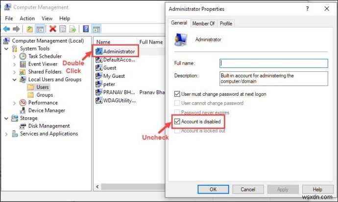Windows 10 숨겨진 관리자 계정 활성화하는 4가지 방법