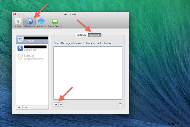 OS X Mavericks에서 iMessage 발신자 차단하는 방법