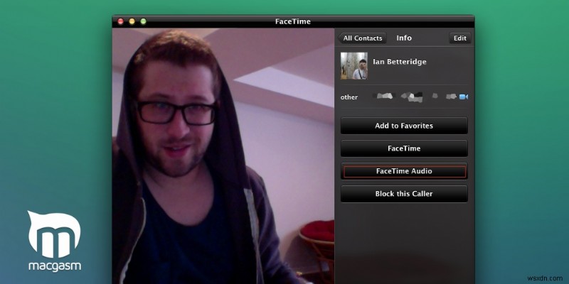 OS X 매버릭스에서 FaceTime 음성 통화 거는 방법: 이제 Skype 없이도 충분합니다