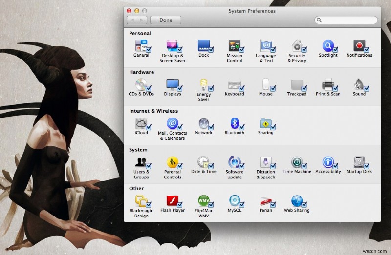 OS X 시스템 환경설정, 정렬부터 숨기기까지 깔끔하게 정리하는 법
