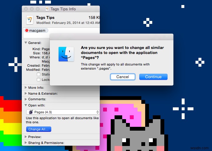 31일간의 OS X 팁: 파일을 여는 앱 변경하기