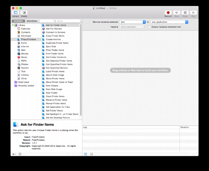 31일 간의 OS X 팁: Automator로 여러 이미지 크기 한 번에 조정하기