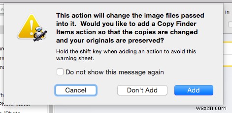 31일 간의 OS X 팁: Automator로 여러 이미지 크기 한 번에 조정하기