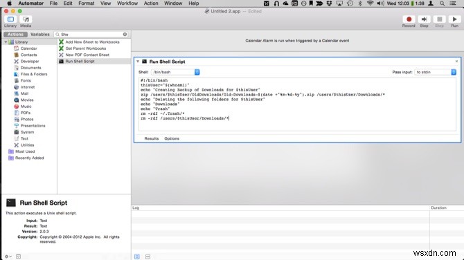 OS X 실전 팁: Automator와 셸 스크립트로 파일 자동 정리하기
