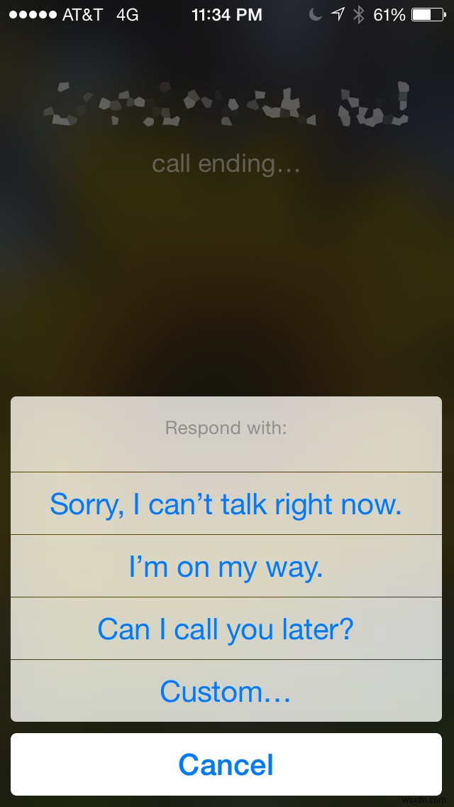 30일간의 iOS 꿀팁: 못 받은 전화에 문자 메시지로 답장하는 방법