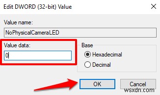 Windows 10에서 웹캠 켜기/끄기 OSD 알림 활성화하는 방법