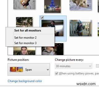 Windows 7에서 듀얼 모니터마다 다른 배경화면 설정하는 3가지 방법
