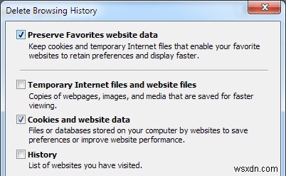 Internet Explorer(인터넷 익스플로러)에서 쿠키 활성화하는 방법