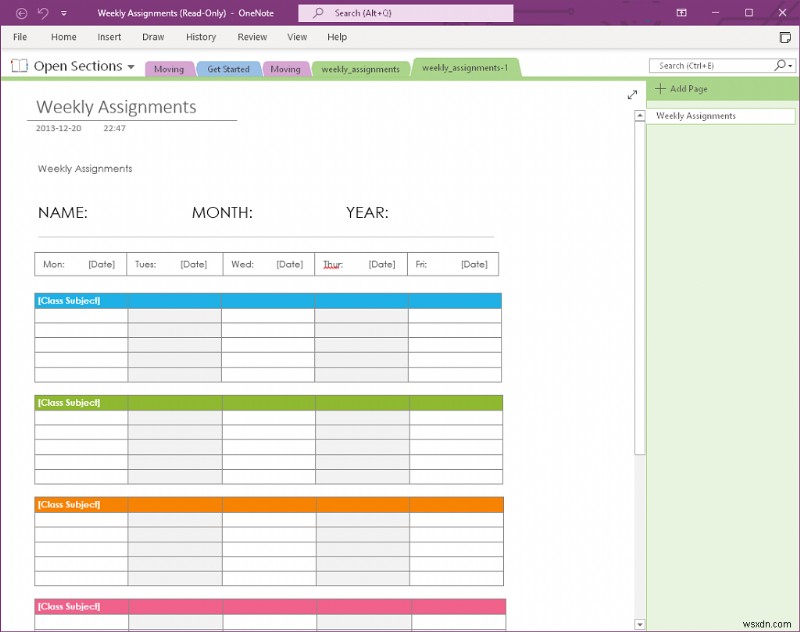 원노트(OneNote) 무료 템플릿 다운로드, 추천 사이트 BEST 5