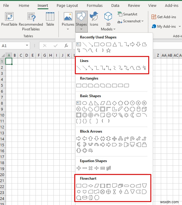 워드(Word)와 엑셀(Excel)에서 순서도 만드는 방법 완벽 가이드