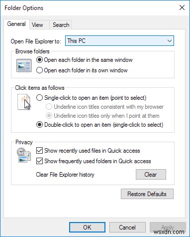Windows 10 파일 탐색기 시작 폴더 변경 방법 – 내 PC·빠른 액세스·원하는 폴더로 설정하기