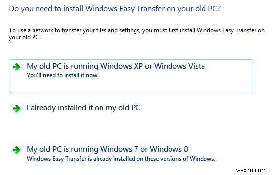 Windows 사용자 환경 전송(WET)으로 XP·Vista·7·8에서 Windows 10으로 파일 및 설정 옮기기
