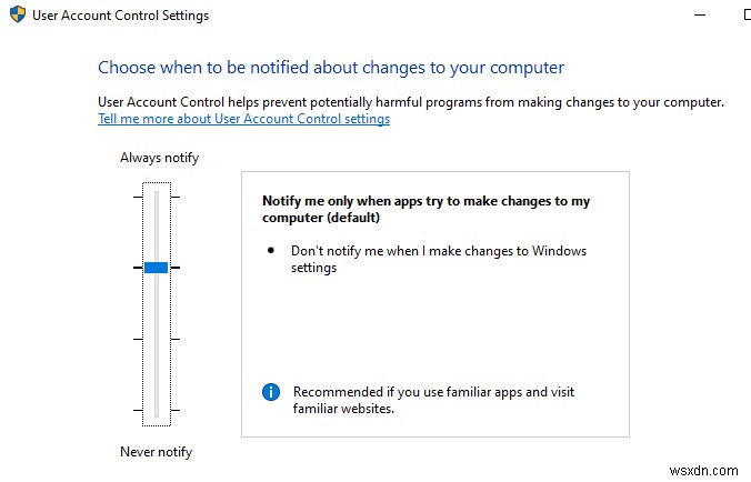 Windows 10 UAC(사용자 계정 컨트롤)란 무엇이며 비활성화하는 방법
