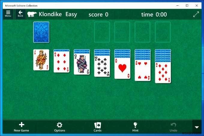 Windows 10에서 즐기기 좋은 최고의 솔리테어 프로그램 7선