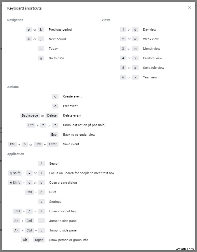 생산성을 높이는 구글 캘린더 키보드 단축키 23가지 총정리