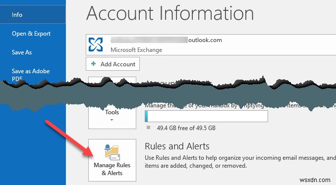 Outlook 규칙 설정으로 받은 메일을 폴더에 자동 정리하는 방법