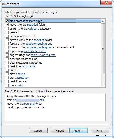 Outlook 규칙 설정으로 받은 메일을 폴더에 자동 정리하는 방법