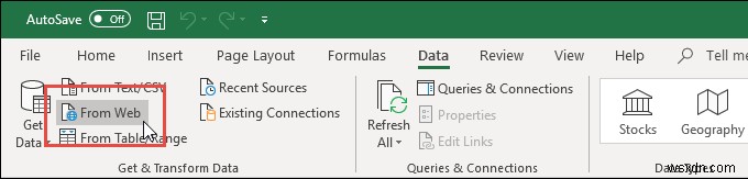 엑셀(Excel)을 웹 스크래핑 도구로 활용하는 방법