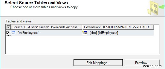 MS Access 데이터를 SQL Server로 마이그레이션하는 방법