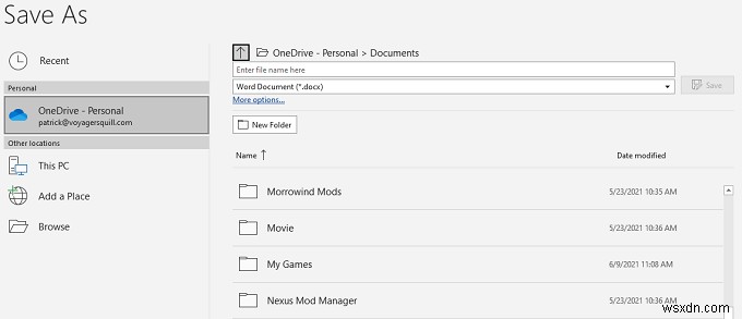 Word 문서를 OneDrive에 자동 백업하는 완벽 가이드