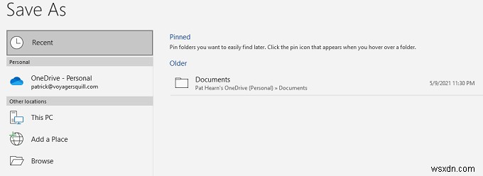 Word 문서를 OneDrive에 자동 백업하는 완벽 가이드