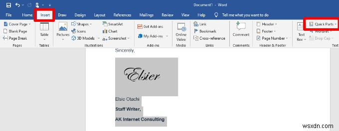 Microsoft Word 문서에 서명 삽입하는 방법 완벽 가이드