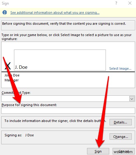 Microsoft Word 문서에 서명 삽입하는 방법 완벽 가이드