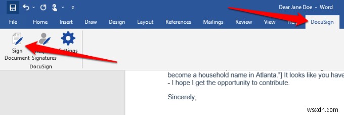 Microsoft Word 문서에 서명 삽입하는 방법 완벽 가이드