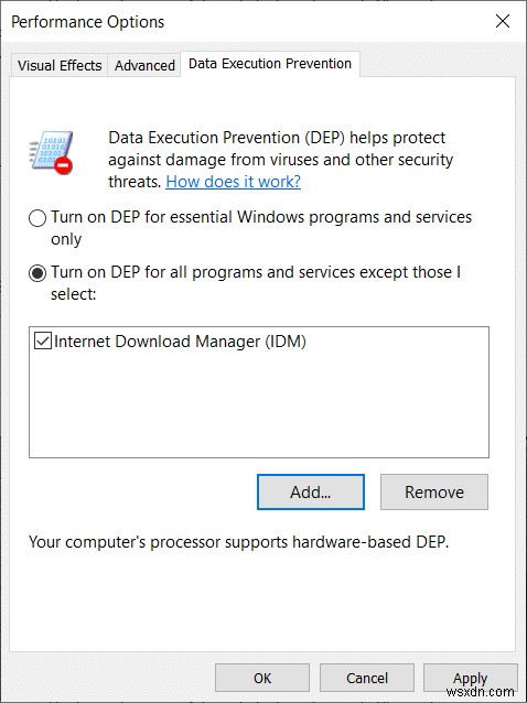 Windows 10에서 DEP(데이터 실행 방지)를 비활성화하는 방법 – 단계별 완벽 가이드