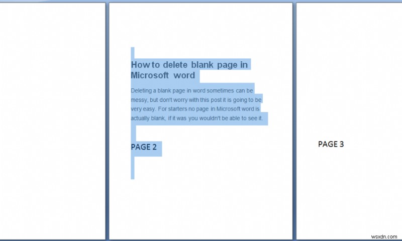 Microsoft Word에서 빈 페이지 삭제하는 방법 총정리