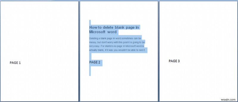 Microsoft Word에서 빈 페이지 삭제하는 방법 총정리