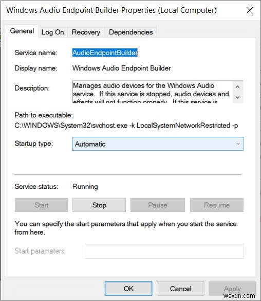 Windows 10  오디오 서비스가 응답하지 않습니다  오류 해결 방법