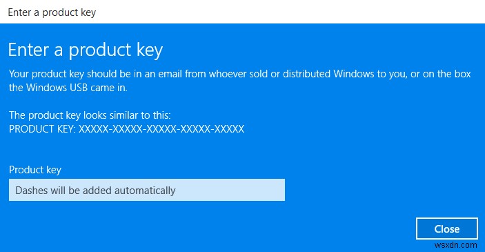 소프트웨어 설치 없이 Windows 10 제품 키 확인하는 방법
