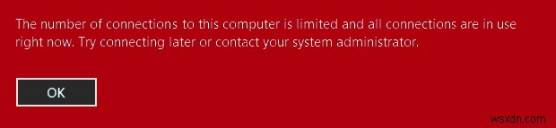 Windows 이 컴퓨터에 대한 연결 수가 제한되어 있습니다 오류 완벽 해결 가이드