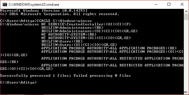 Windows 리소스 보호가 요청한 작업을 수행할 수 없음 오류 해결 방법